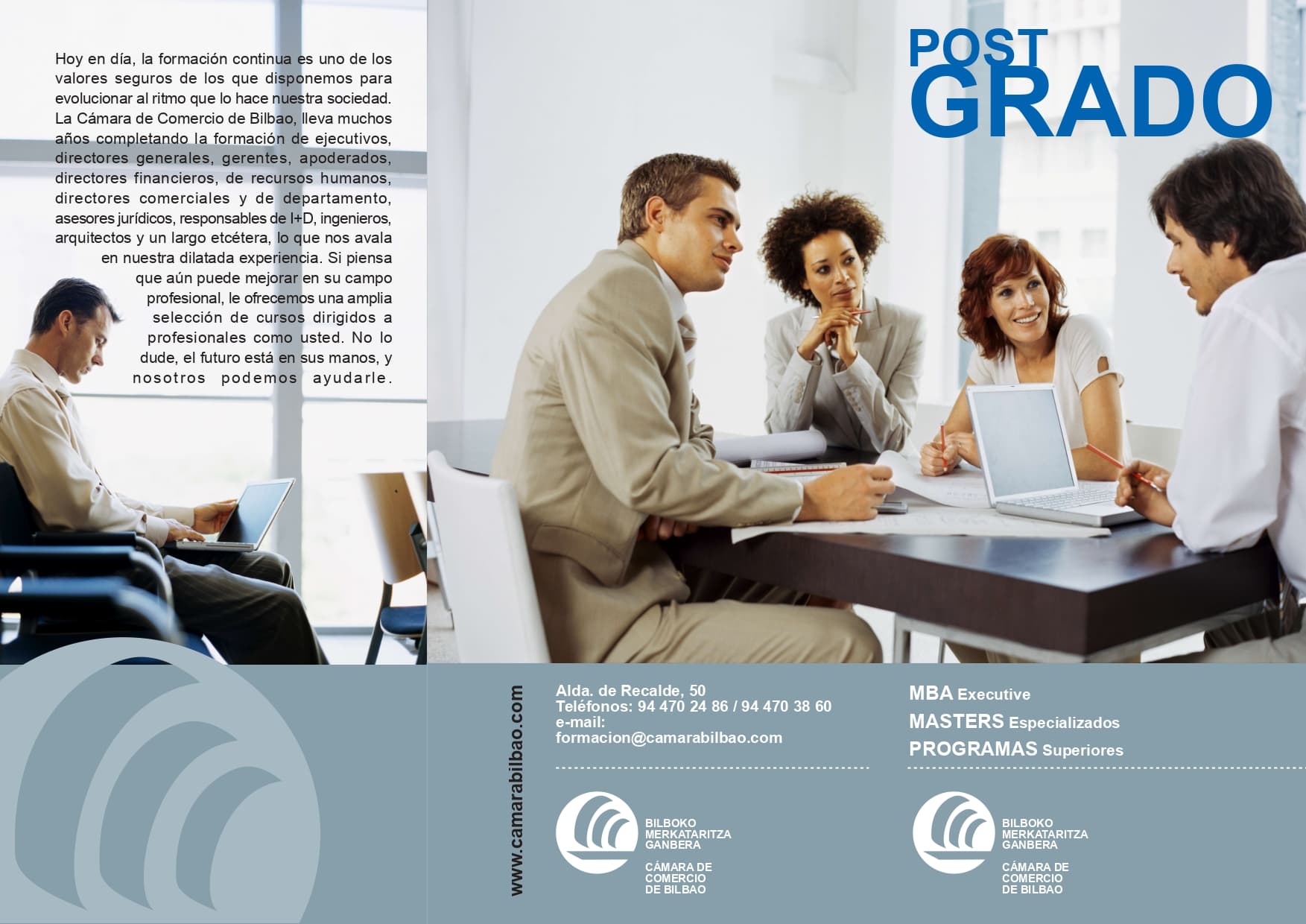 Portada folleto Cámara Comercio