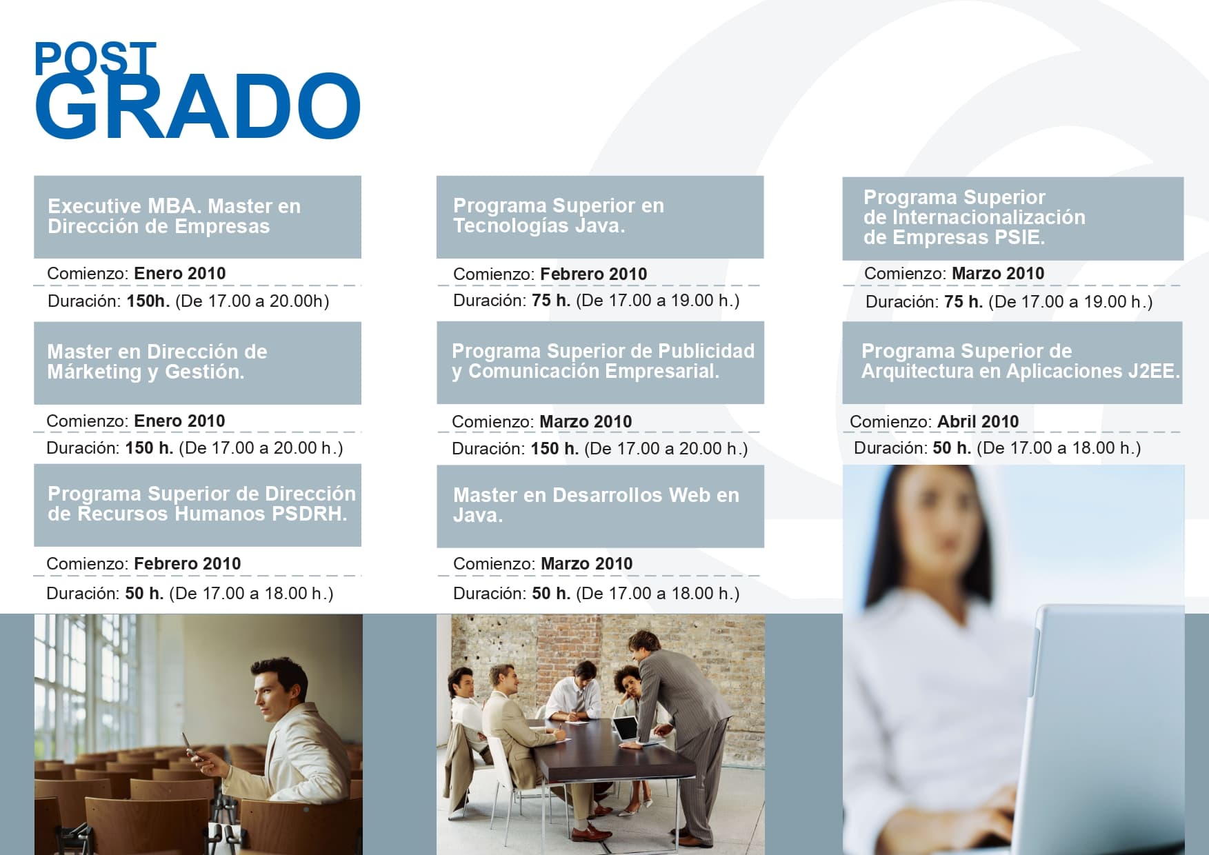 Folleto Cámara Comercio Bilbao