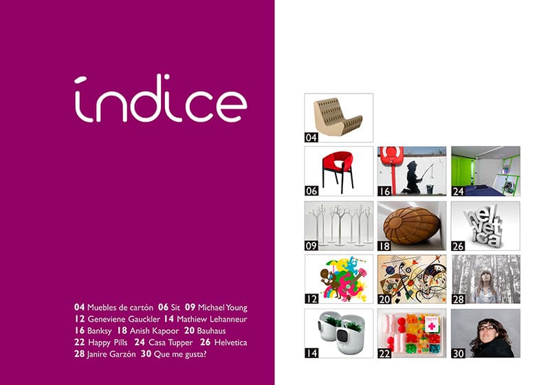 Índice revista GrafiK